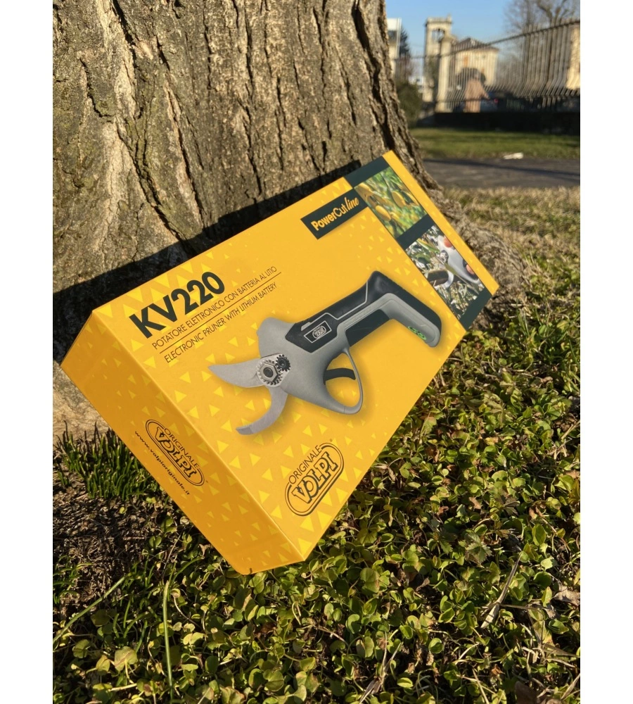 FORBICE DA POTATURA A BATTERIA VOLPI "KV220" TAGLIO 22 MM 7,2V 4AH